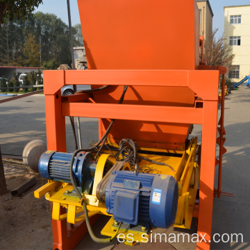 Máquina para fabricar bloques huecos de cemento rojo QT4-30 400 * 400 * 60